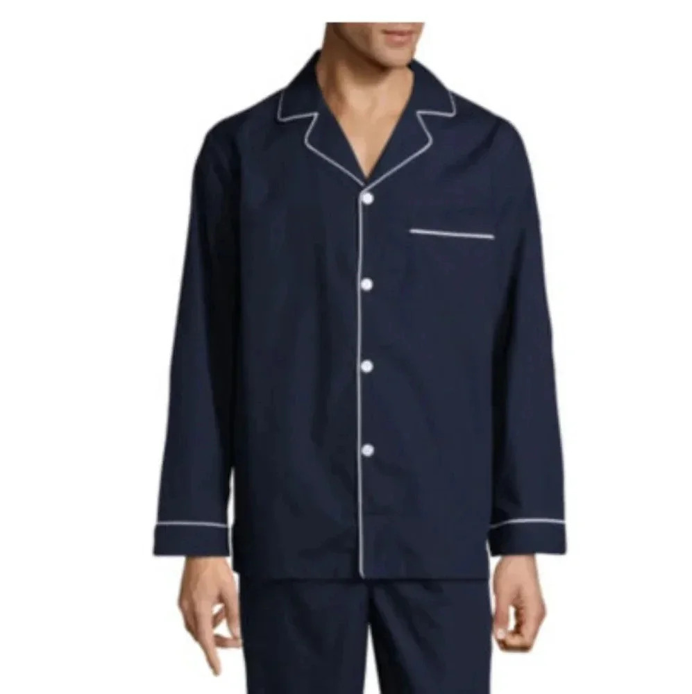 Izod Sleepwear Mens‎ Sleep Shirt Only Blue